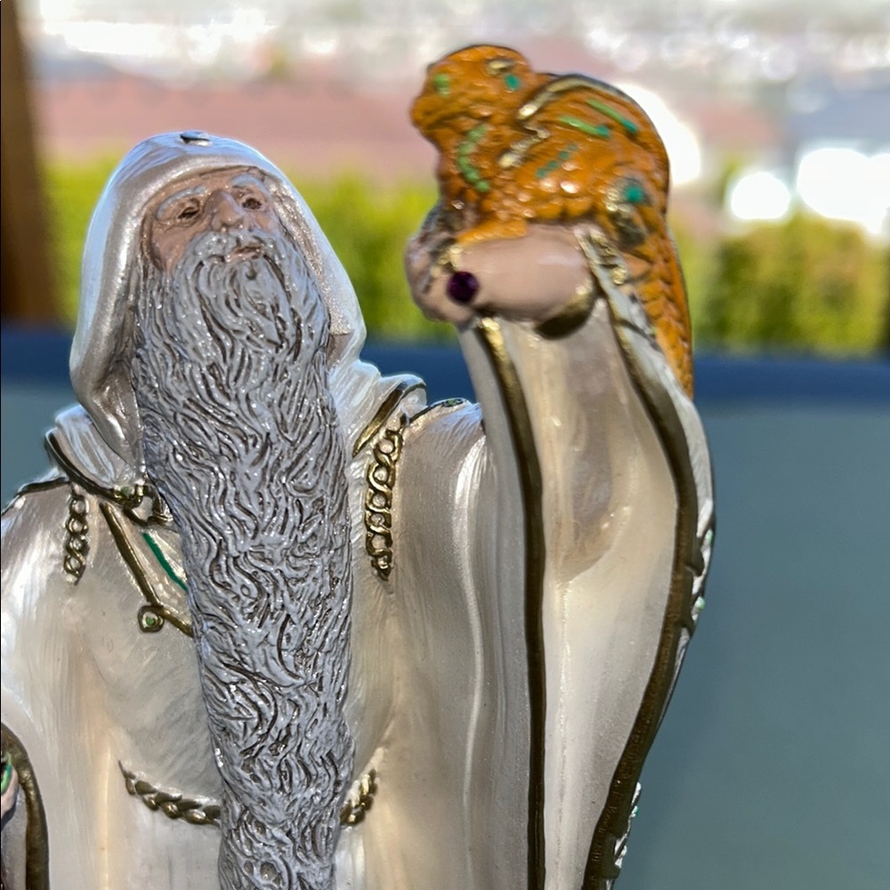 Windstone Editions The White Wizard by Pena 1986 Hand Painted Rare